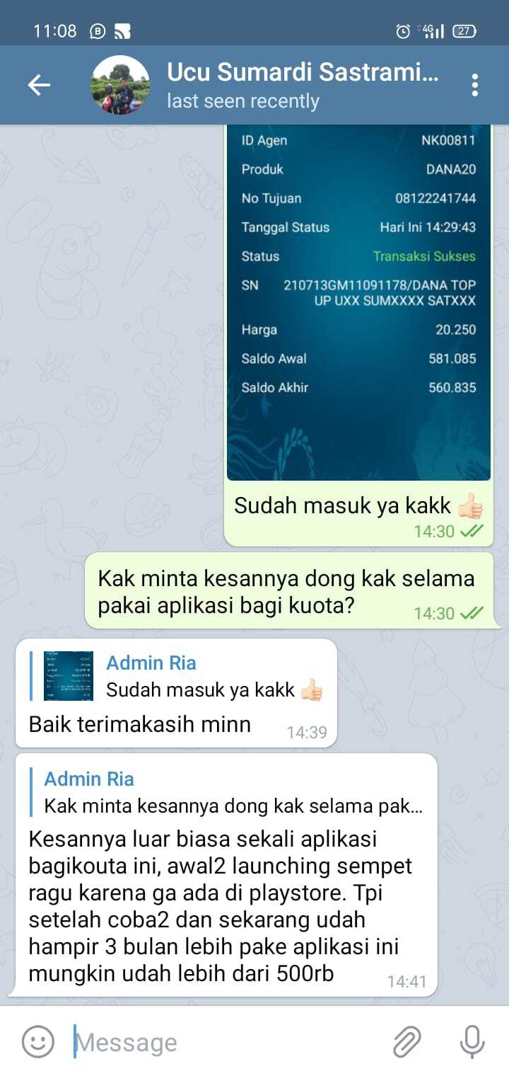 bagikuota testimoni
