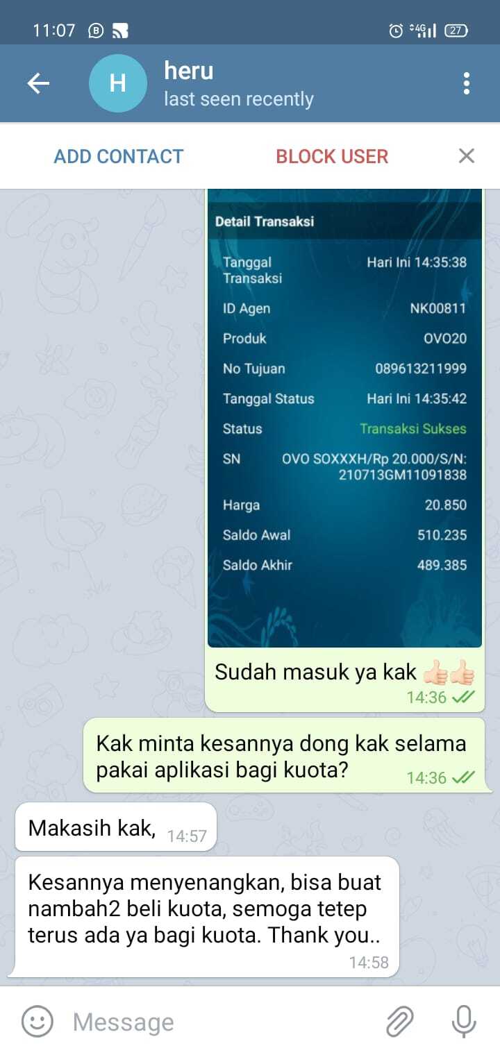 bagikuota testimoni