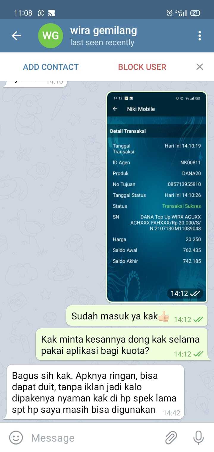bagikuota testimoni